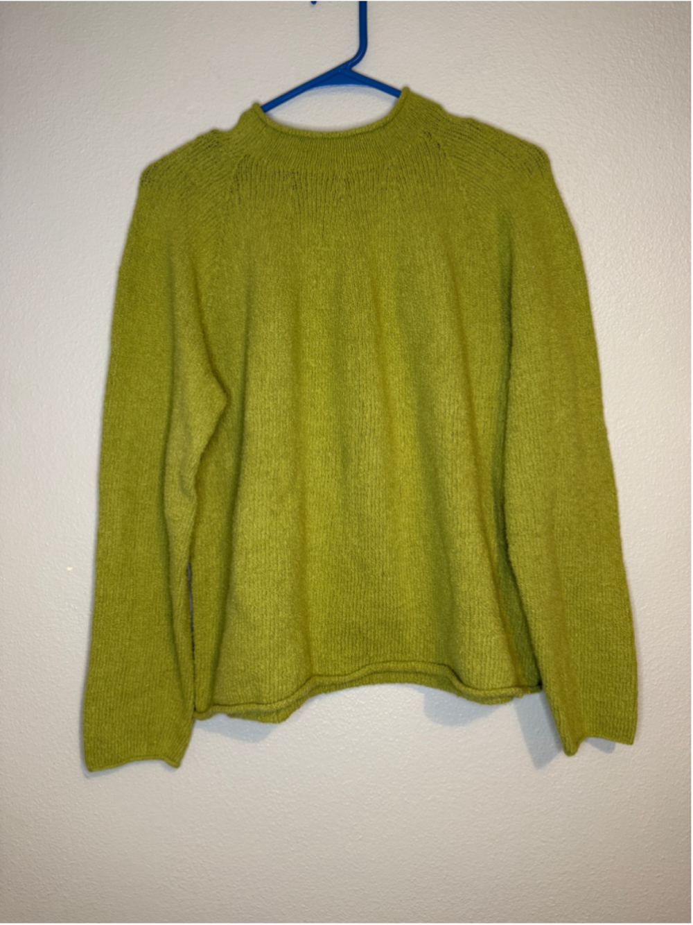 Eileen Fisher Green Textured Knit Sweater XL